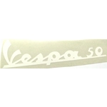 Autocollant blanc VESPA 50 50 90 125 180 200
