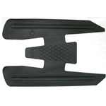 Tappeto tappetino pedana in gomma MORBIDO Nero per VESPA 90 125 PRIMAVERA ET3 r.o. 437941