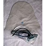 Paravento cupolino mini parabrezza trasparente per VESPA PX PE 50 125 150 200 tutte + staffe