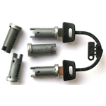 Schlossset mit fünf Zylindern und zwei Schlüsseln für VESPA PK 50 XL RUSH 50 NV FL