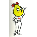 Autocollant "ESSO GIRL" pour VESPA APE LAMBRETTA etc................