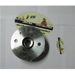 Brida del eje del tambor de la rueda trasera para llanta cerrada VESPA NL 50 90 125 de 9 pulgadas