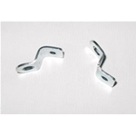 Par de placas de soporte y kit de resortes galvanizados para la fijación del depósito de la VESPA 125 VN VM 150 VL VB1