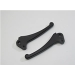 Paire de leviers de frein et d'embrayage en plastique noir pour VESPA PK 50 125 SN XL XLS RUSH PLURIMATIC SPEEDMATIC ro 248318 248319
