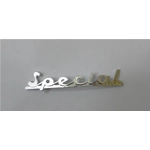 Lettrage arrière en aluminium, 130 mm de long, pour VESPA 50 SPECIAL, première série, de 1969 à 1972, en aluminium, ro 126072