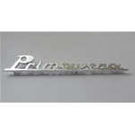 Plaque arrière en aluminium avec lettrage, 160 mm de long, pour VESPA 125 PRIMAVERA jusqu'en 1974 ro 151715