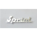 Scritta targhetta anteriore lunga mm. 80 per VESPA 150 SPRINT VELOCE VLB1T dal 1967 al 1969 r.o. 020483