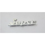 Scritta targhetta anteriore lunga mm. 75 per VESPA 125 150 SUPER r.o. 121080