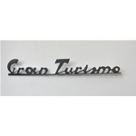 Scritta targhetta posteriore lunga mm. 170 per VESPA 125 GT R GRAN TURISMO in alluminio r.o. 151714
