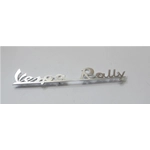Scritta targhetta posteriore lunga mm. 160 per VESPA 180 RALLY r.o. 121012