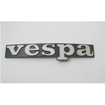 Scritta targhetta anteriore in alluminio statinata per VESPA 125 150 200 PX PE ARCOBALENO interasse 59 mm o.r. 241012 197601 18 x 120 mm