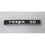 Scritta targhetta posteriore in alluminio per VESPA 50 R in alluminio r.o. 152509