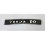 Scritta traghetta posteriore in alluminio per VESPA 90 in alluminio r.o. 145341 150729