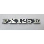 Side plate lettering for bodywork, bonnet and side panel for VESPA PX 125 E PX125E ARCOBALENO in aluminium ro 194717
