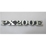 Side plate lettering for VESPA PX 200 E PX200E in aluminum ro 195641
