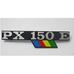 Side plate lettering for VESPA PX 150 E PX150E ARCOBALENO in aluminum ro 189182 198182 1198182