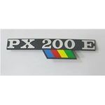 Side plate lettering for VESPA PX 200 E PX200E ARCOBALENO in aluminum ro 198183 226735