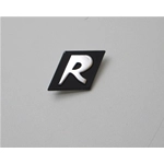 Plaque d'immatriculation « R » sur fond noir pour VESPA 125 GT R GRAN TURISMO ro 151716 122314
