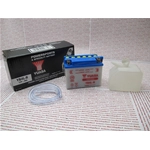 BATTERIA YUASA YB4L-B 12 V 4 AH CON ACIDO per PIAGGIO VESPA ET2 LX PRIMAVERA ZIP SFERA