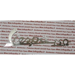 Mirror stainless steel front lettering VESPA 150 VBA VBB1T VBB2T from 1959 to 1965 Italian product ro 084809 140 mm long