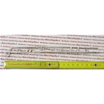 Targhetta scritta in alluminio lucidato per fiancata LAMBRETTA LI TV SPECIAL SX