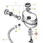 Mitigeur de robinet de réservoir d'huile pour VESPA COSA T5 PX PE RALLY 125 150 180 200