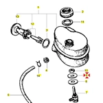 Joint de robinet d'huile pour VESPA COSA T5 PX PE RALLY 125 150 180 200