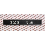 Placa trasera de aluminio para VESPA 125 TS TS ro 156202