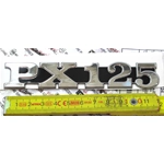 Adesivo scritta targhetta laterale in alluminio adesiva per VESPA PX 125 del 2011