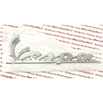 Adesivo targhetta laterale in alluminio adesiva per VESPA 125 LX S 4T 3V IE 300 GTV 4T 4V IE