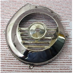 Cache-ventilateur chromé pour Vespa 50 N première série, petites portes, de 1963 à 1965