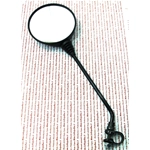 Specchio specchietto retrovisore nero destro sinistro attacco mm 22 per PIAGGIO 50 CIAO SI BRAVO BOXER r.o. 581387