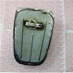 Petit réservoir d'essence pour Vespa 50 N (à partir du châssis V5A1T 70239), 50 S (à partir du châssis V5SA1T 11764) et 90 (à partir du châssis V9A1T 19974), petit cache de porte de carrosserie (première série).