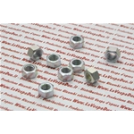 tuerca de cierre de llanta M8 de 8 mm, llave de 11 mm para VESPA, cincada blanca, ro 001108 0120110012 INNOCENTI ro 82078012 VESPA 50 NLR 90 125 VM1T 2T U VN1T 2T VNA VNB SUPER 150 VL VB1 VBA VBB