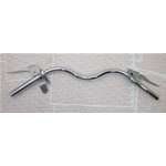 Guidon chromé complet pour VESPA 125 V30T A V33T APE AB1-2 phare bas 3 vitesses