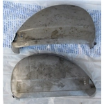 Coppia cofani sacche per VESPA PX PE prima serie con ganci esterni e frecce lampeggiatori destro e sinistro