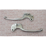 Paar verstellbare Sporthebel aus poliertem Aluminium für Bremse und Kupplung mit Seilzugverstellung für VESPA 50 80 125 150 160 180 200 PX NLR SPECIAL PRIMAVERA SPRINT VBB VNB TS GS GT RALLY SS, anpassbar an alle Modelle