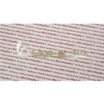 Placa frontal cromada con orificios para VESPA 90