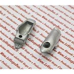 Embout extérieur gauche en zamak pour repose-pieds VESPA 150 GS VS2T VS3T jusqu'au cadre 0031830