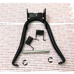 Soporte completo con par de muelles de fijación del eje y anillos Seeger para PIAGGIO CIAO PX con pasador grande de 14 mm.