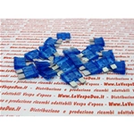 Fusible à lame standard 15 ampères bleu clair pour Vespa Ape, Lambretta, Fiat (1 pièce)