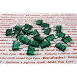 Fusible à lame standard 30 ampères vert pour Vespa Ape, Lambretta et Fiat (1 pièce)