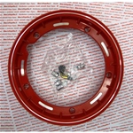 Jante rouge tubeless, modèle sport, pour VESPA 50 125 150 200 SPECIAL PRIMAVERAS ET3 ELESTART PX PE SPRINT T5 etc....