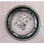 Jante tubeless noire et argentée, modèle sport, pour VESPA 50 125 150 200 SPECIAL PRIMAVERAS ET3 ELESTART PX PE SPRINT T5 etc....
