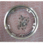 Jante tubeless en aluminium poli, modèle marguerite, pour VESPA 50 125 150 200 SPECIAL PRIMAVERAS ET3 ELESTART PX PE SPRINT T5 etc...