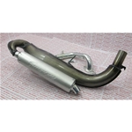 Marmitta espansione SIMONINI silenziatore in ALLUMINIO per VESPA 125 ET3 PRIMAVERA