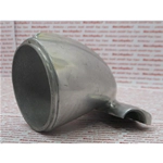 Carcasa de faro delantero de aluminio con soporte para manillar para vehículo utilitario VESPA 125 U VU1T, año 1953.