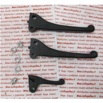 Kit serie leve in plastica nera per ciclomotori PIAGGIO 50 CIAO SI BRAVO completi di fermi e molle leva freno anteriore posteriore e alzavalvola