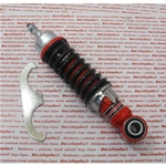 Ammortizzatore Anteriore Rosso con Molla Nera Rinforzato e Regolabile CARBONE per VESPA 50 90 125 ET3 PK N L R SPECIAL PRIMAVERA