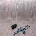FABBRI short windshield for VESPA 80 125 150 200 PX PE from 1978 onwards complete with brackets adaptable to all PX models